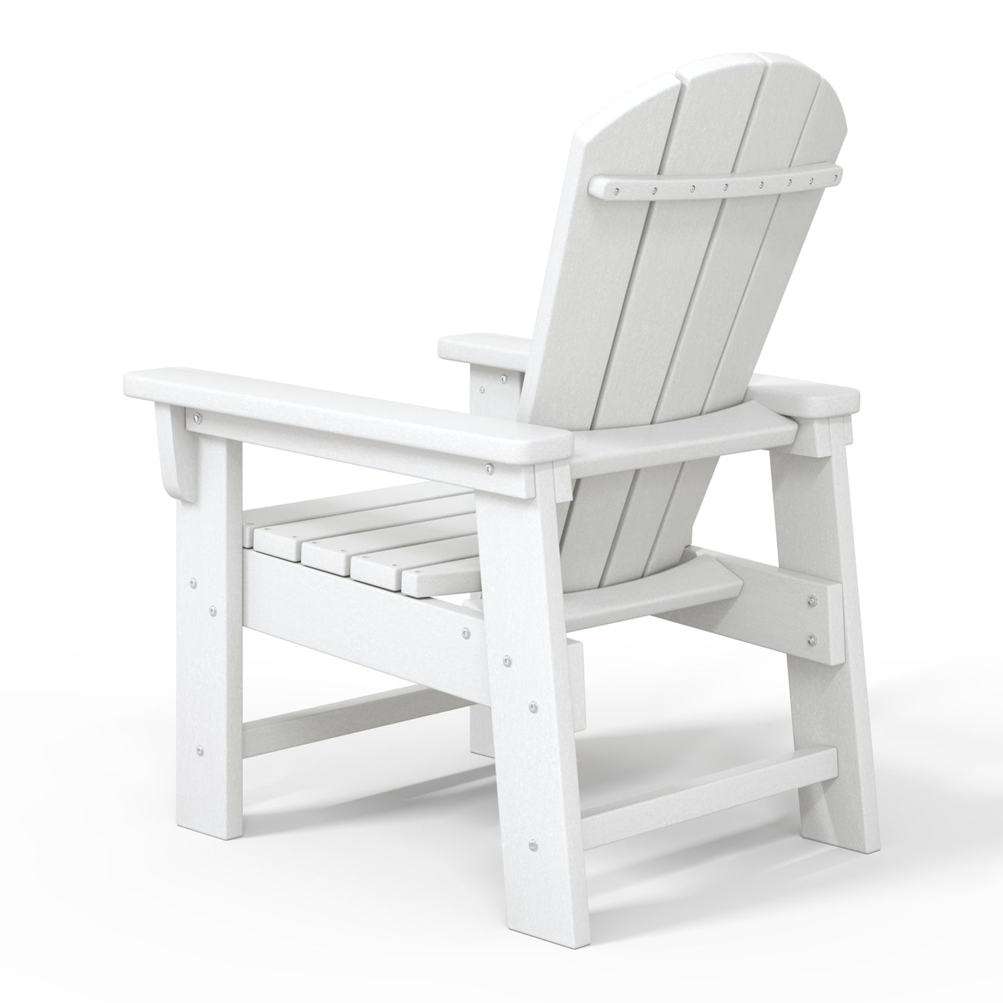 Tiny Terraces Kids' All-Weather Outdoor Poly Adirondack Chair