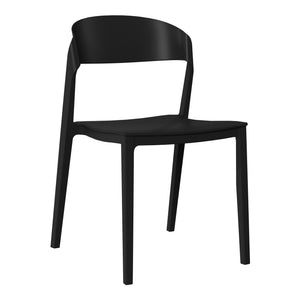 Patio Stacking Dining Side Chair (Set of 2)