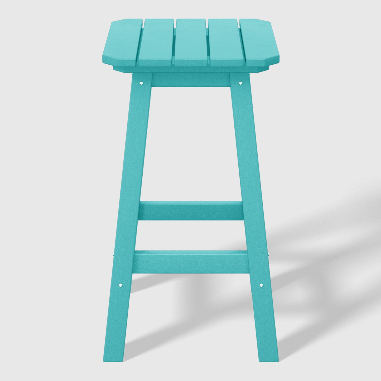 Stockholm  All-Weather Outdoor Square Counter Stool (24" Seat Height)