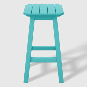 Stockholm  All-Weather Outdoor Square Counter Stool (24" Seat Height)
