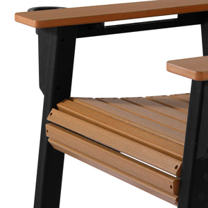 Heritage Ridge Adirondack Bar Chair With Cup Holder