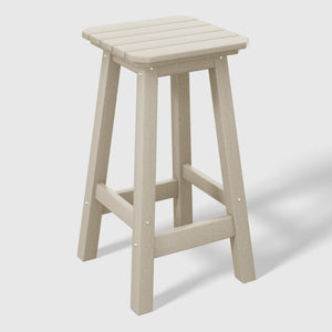 Stockholm  All-Weather Outdoor Square Counter Stool (24" Seat Height)