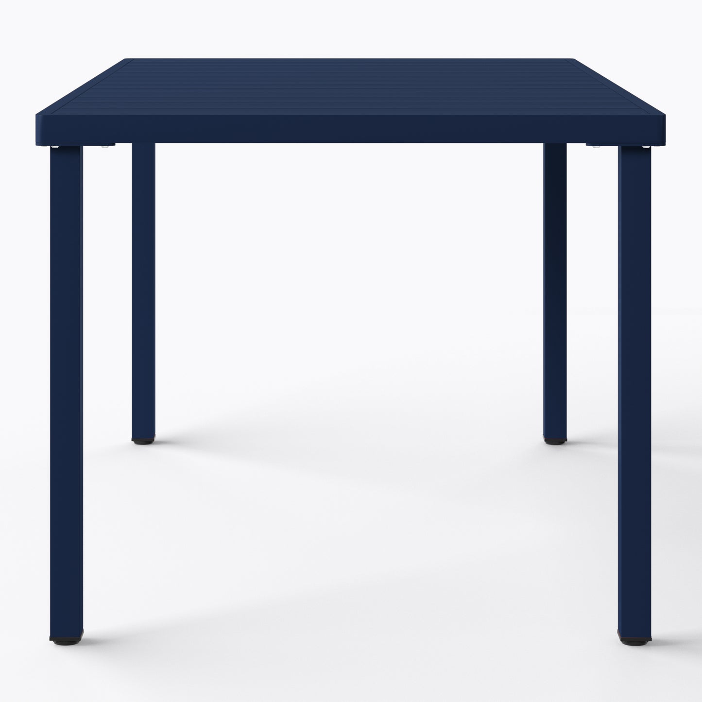 Polyform 59" x 35.4" Steel Rectangular Dining Table