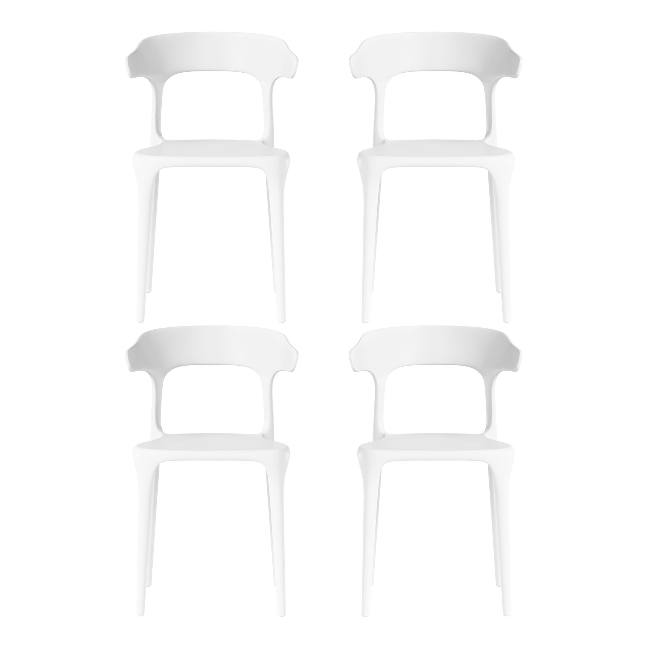 Polyform Stacking Dining Side Chair (Set of 4)