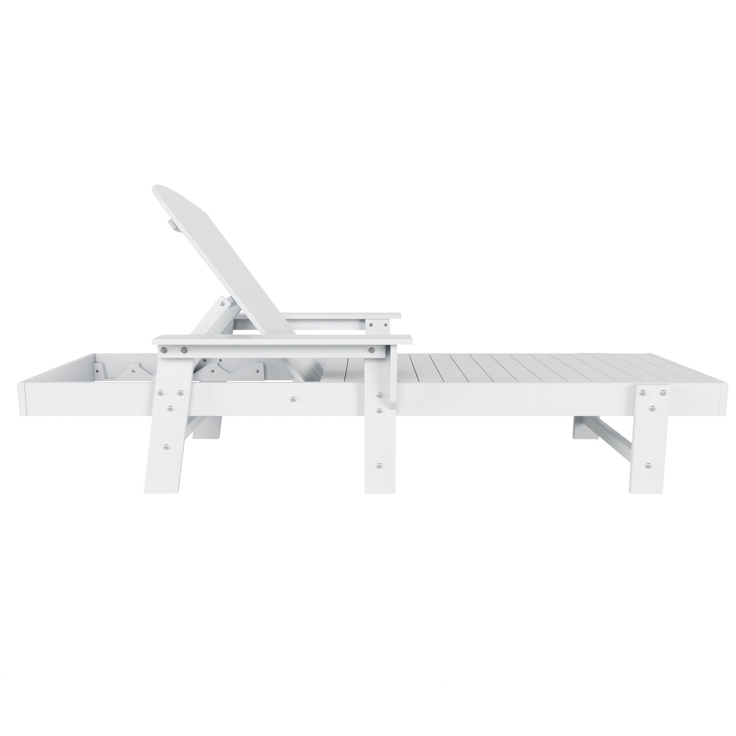 Westport Classic All-Weather Outdoor Adirondack Reclining Sun Lounger With Arms Rests