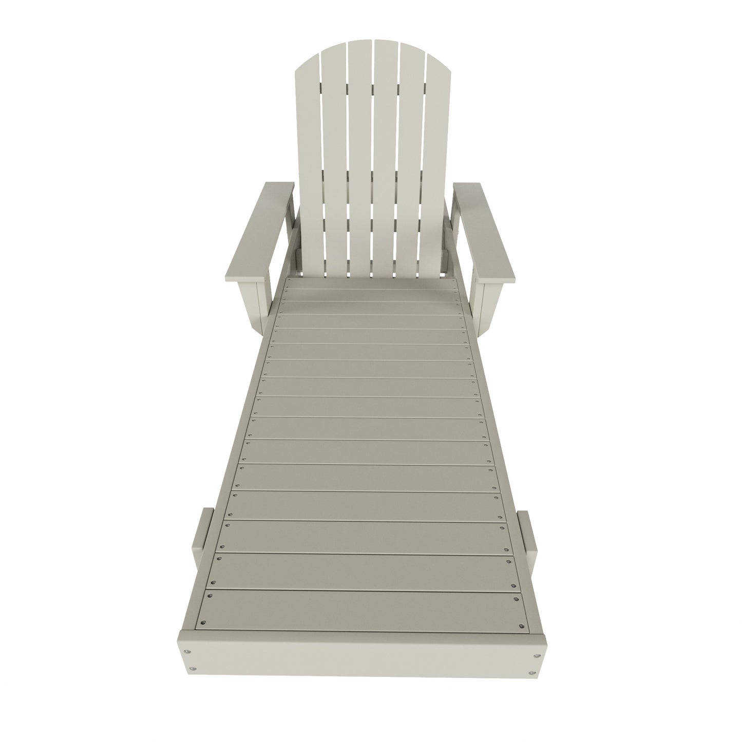 Westport Classic All-Weather Outdoor Adirondack Reclining Sun Lounger With Arms Rests