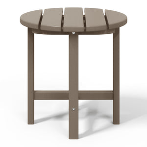 Tuscany All-Weather Outdoor Round Side Table (18" Height)