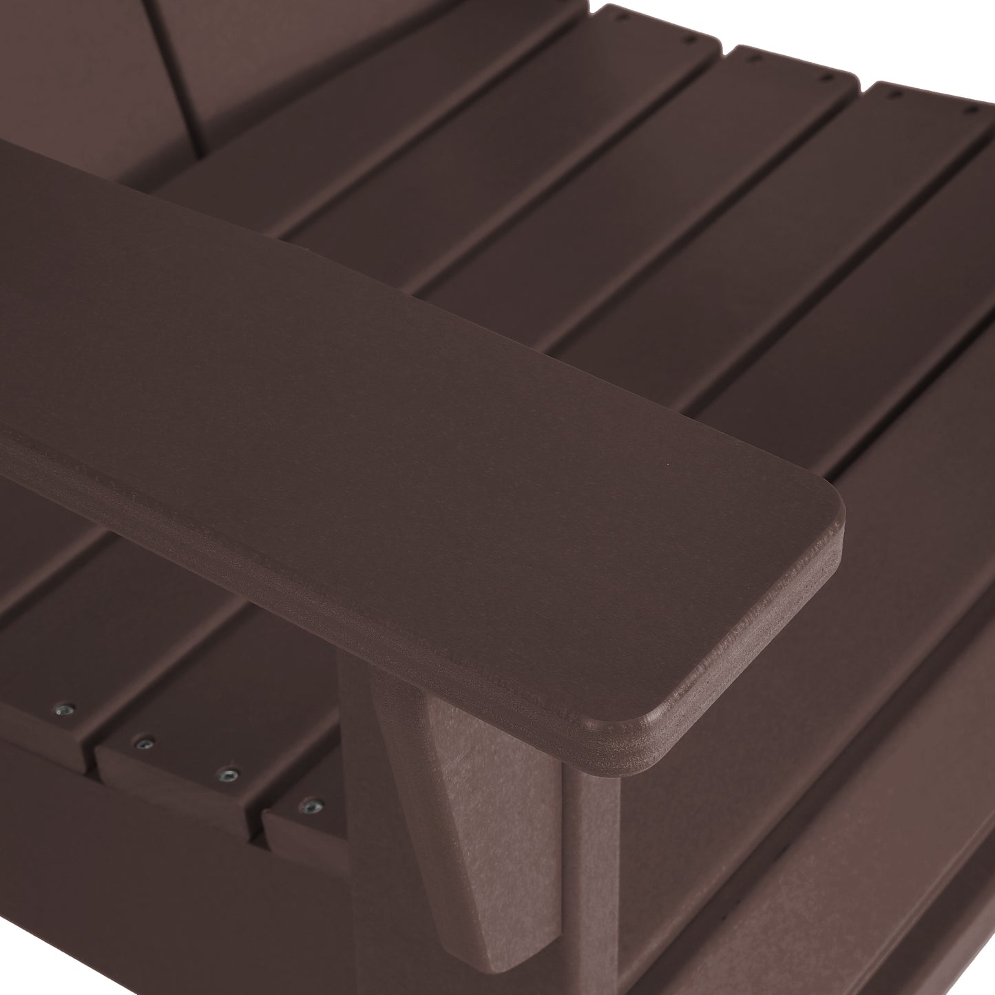 Malibu Modern All-Weather Outdoor Contoured Adirondack Dining Chair