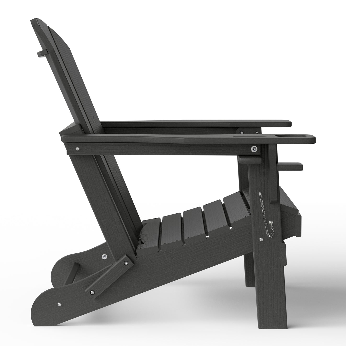 Chatham All-Weather Outdoor Folding Adirondack Chair with Cup Holder