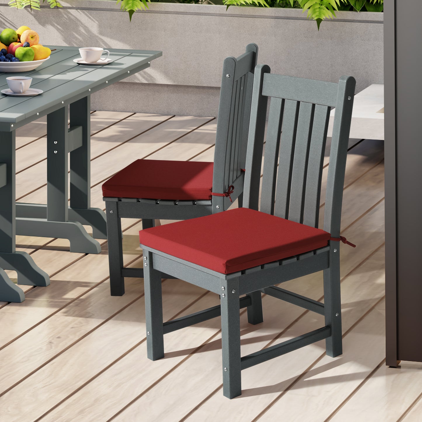 Outdoor Patio Kitchen Dining Chair Seat Cushions Set of 4