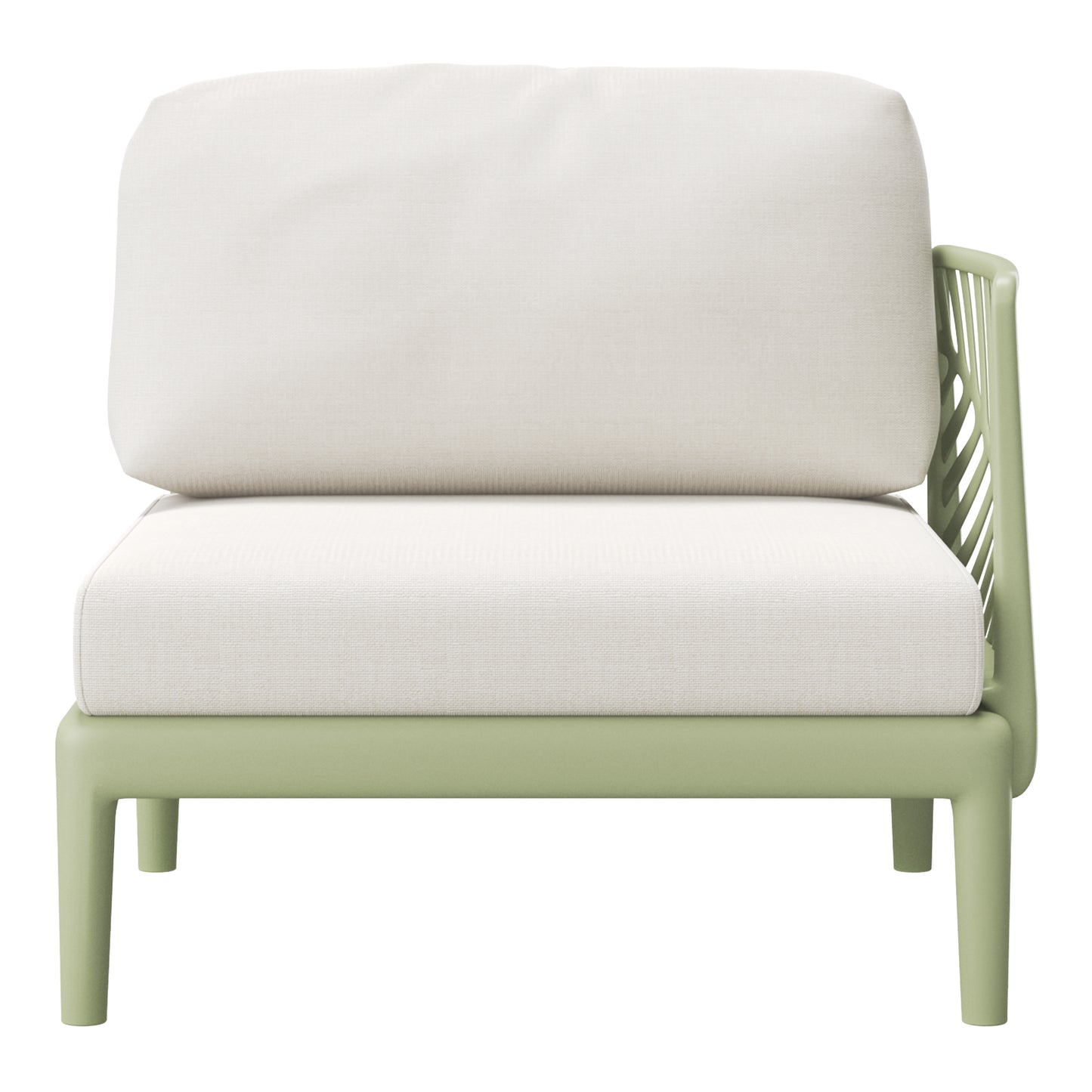 Polyform Deep Seating Right Arm Chair with Cushions