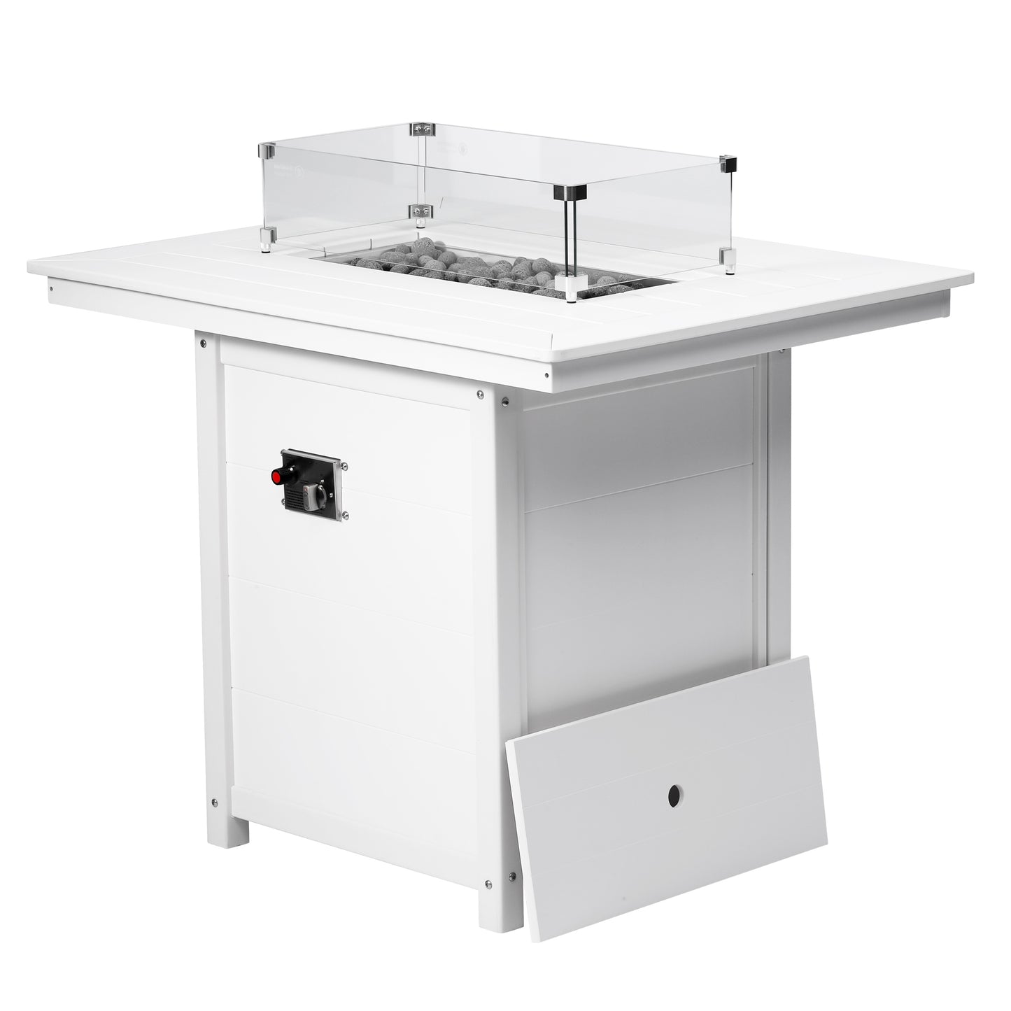 Sedona Rectangular 34" X 46" Counter Fire Pit Table