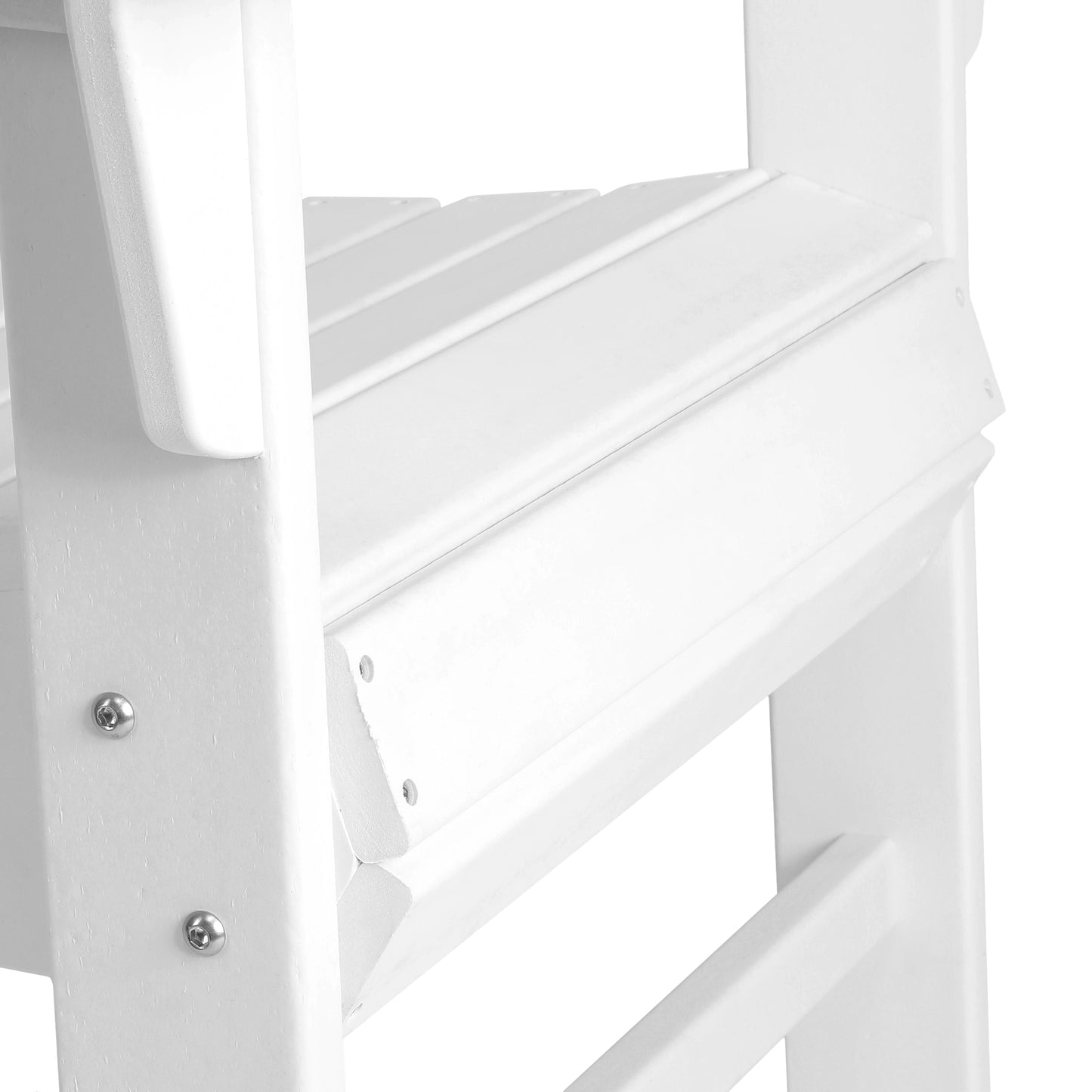 Malibu Modern All-Weather Outdoor Contoured Adirondack Dining Chair