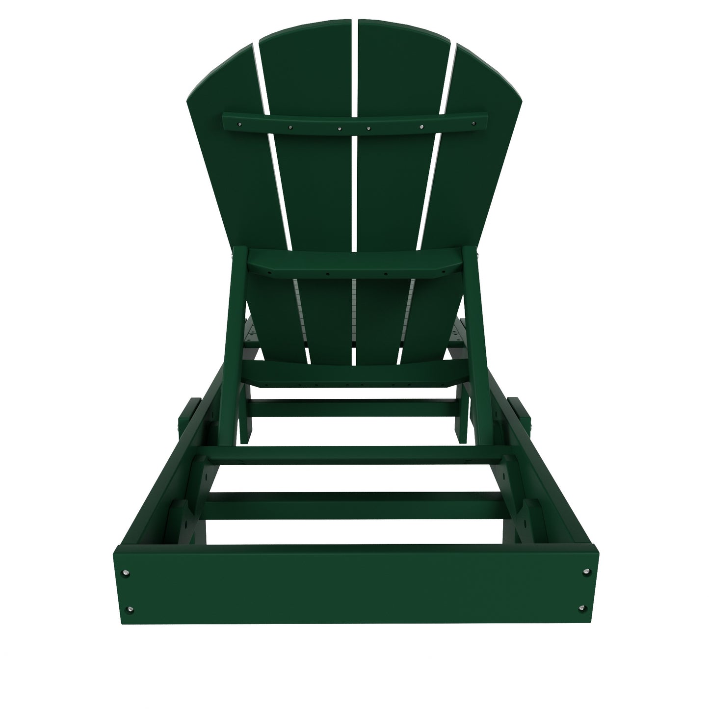 Chatham All-Weather Outdoor Adirondack Reclining Sun Lounger With Wheels