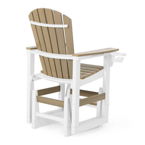 Adirondack Counter Glider With Cup Holder