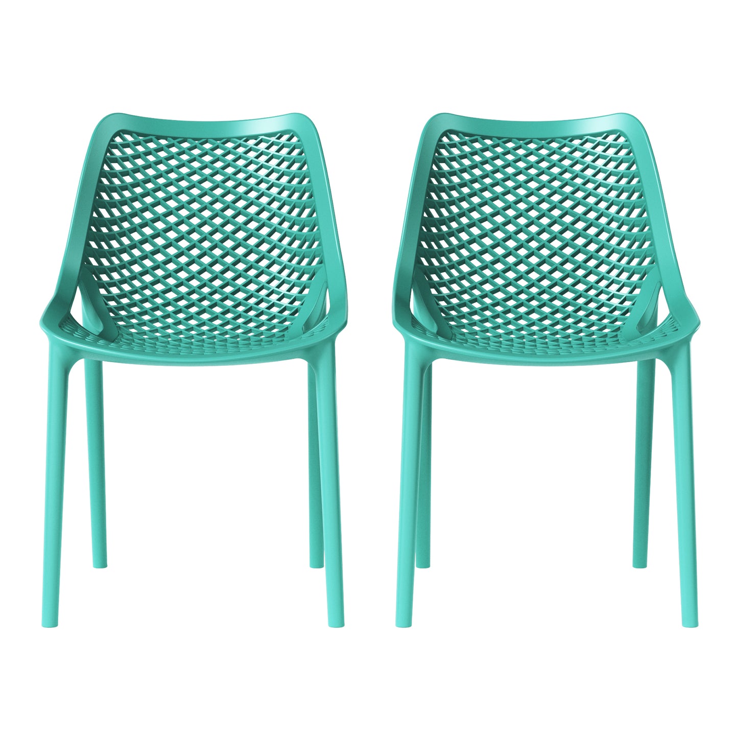Polyform Stacking Dining Side Chair (Set of 2)