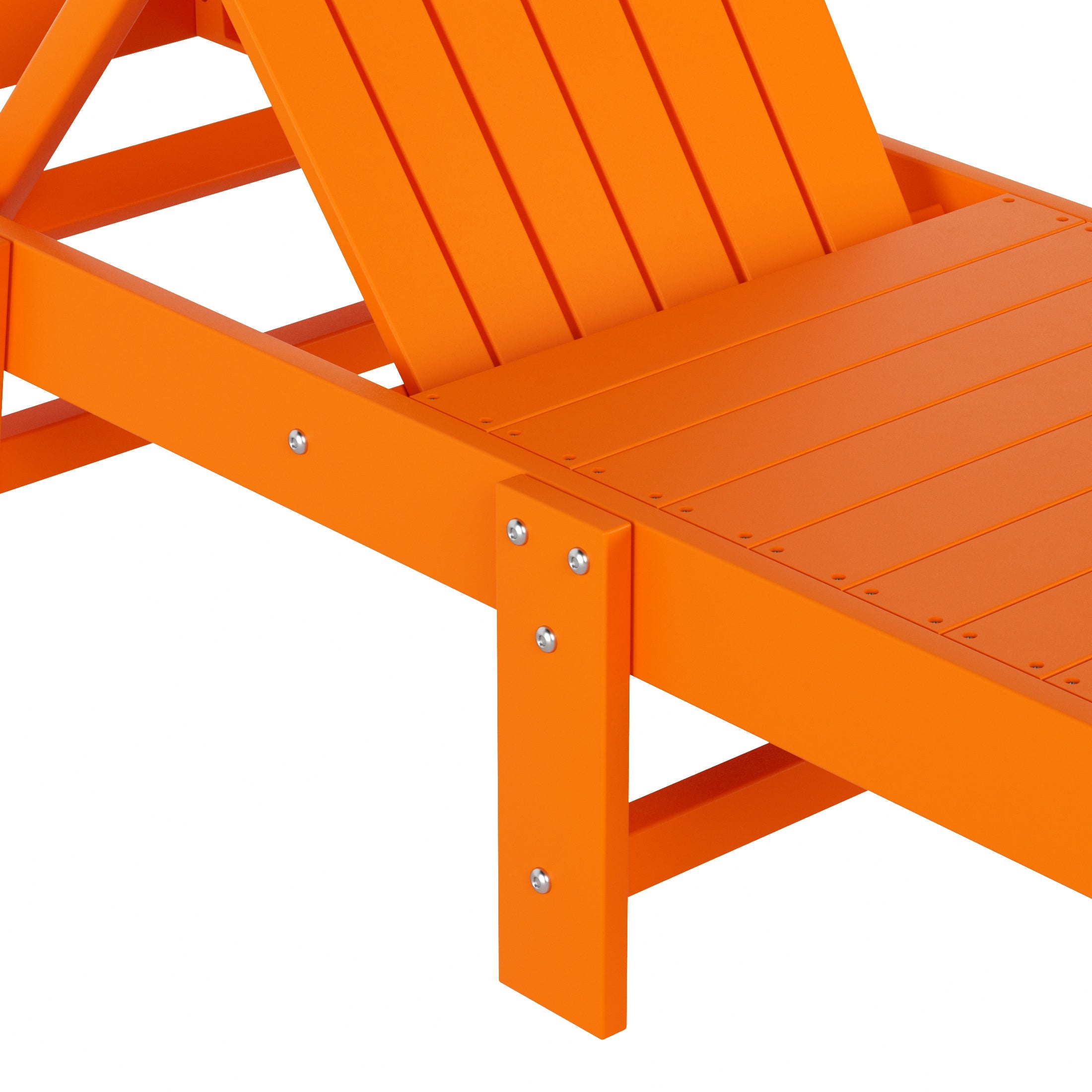 Westport Classic All-Weather Outdoor Adirondack Reclining Sun Lounger