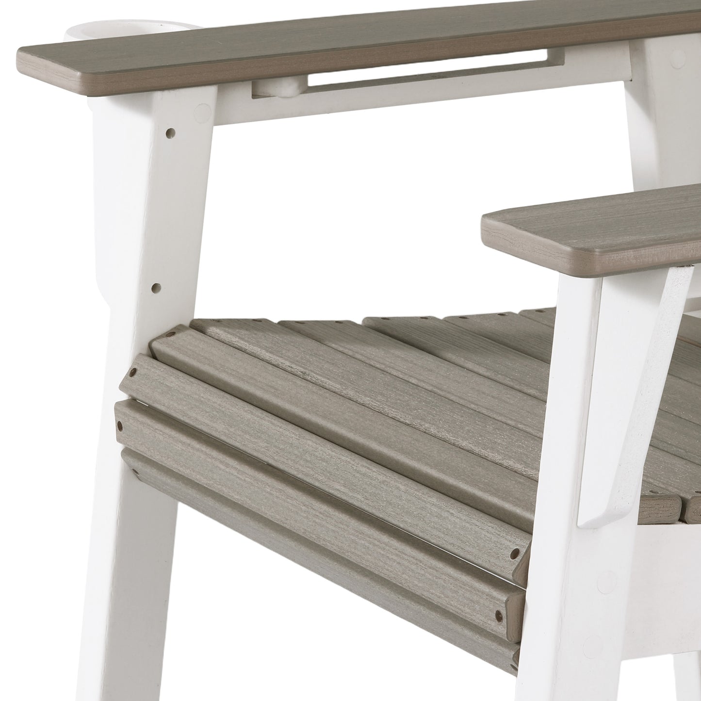 Heritage Ridge Adirondack Counter Height Chair With Cup Holder