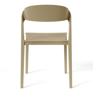 Patio Stacking Dining Side Chair (Set of 2)