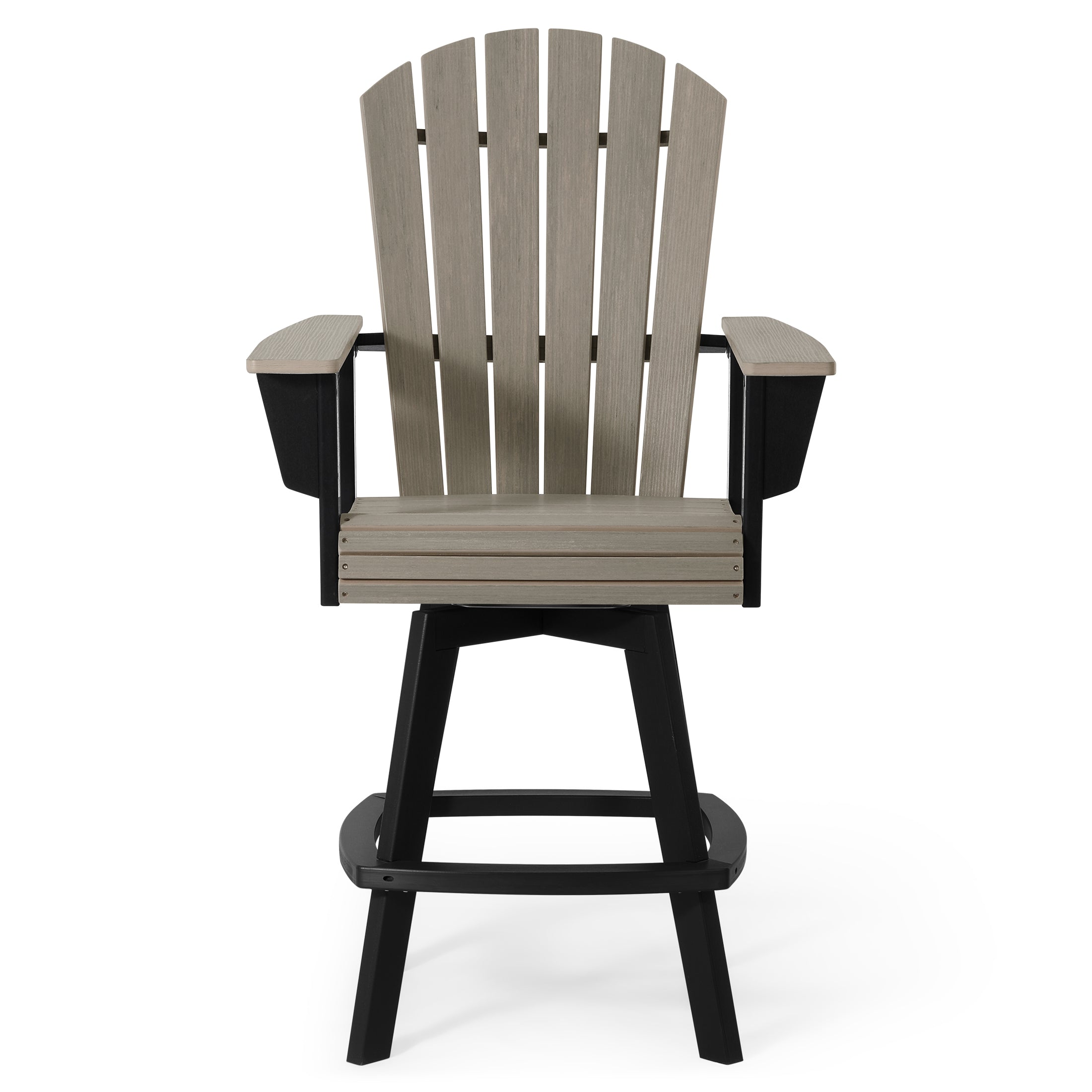 Heritage Ridge Adirondack Swivel Bar Chair With Cup Holder