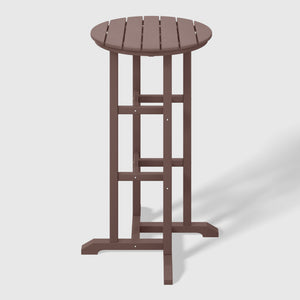 Stockholm All-Weather Outdoor Round Bar Bistro Table (42" Height)
