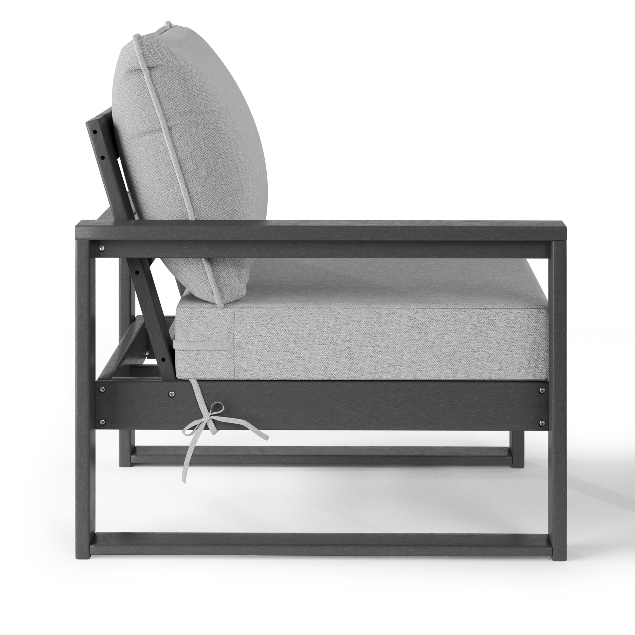 Signature All-Weather Outdoor Modular Patio Deep Seating Left Arm Chair (Left Arm Sectional Seat)