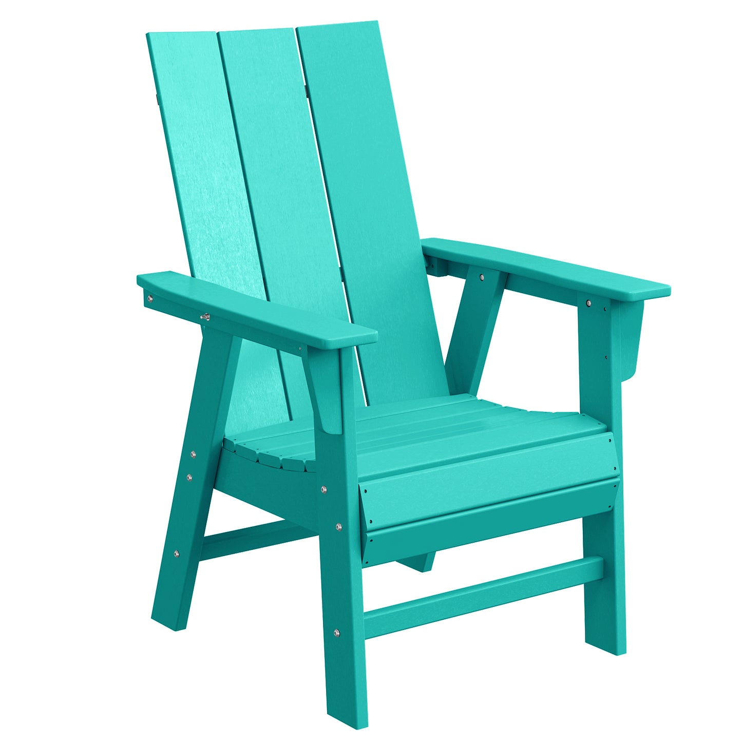 Malibu Modern All-Weather Outdoor Contoured Adirondack Dining Chair
