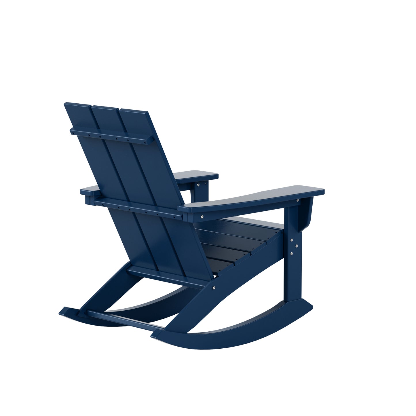 Malibu Modern All-Weather Outdoor Rocking Adirondack Chair