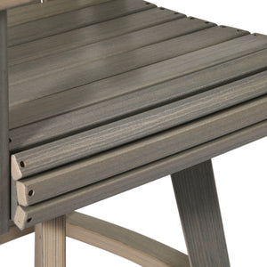 Heritage Ridge Adirondack Swivel Bar Chair With Cup Holder