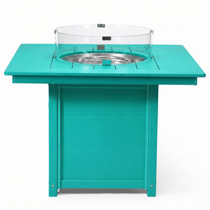 Sedona Square 42" Dining Fire Pit Table
