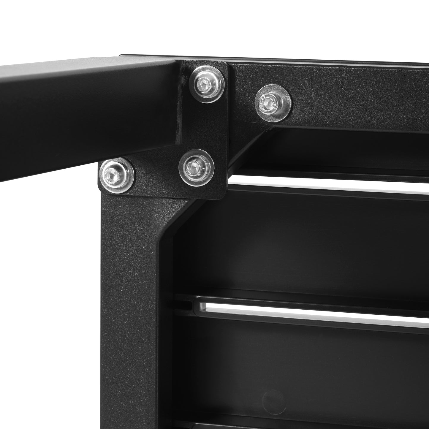 Polyform 31.5" Square Dining Table with Metal Frame