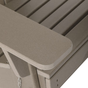 Chatham Folding Adjustable Adirondack Chair with Cup Holder and Hideaway Ottoman