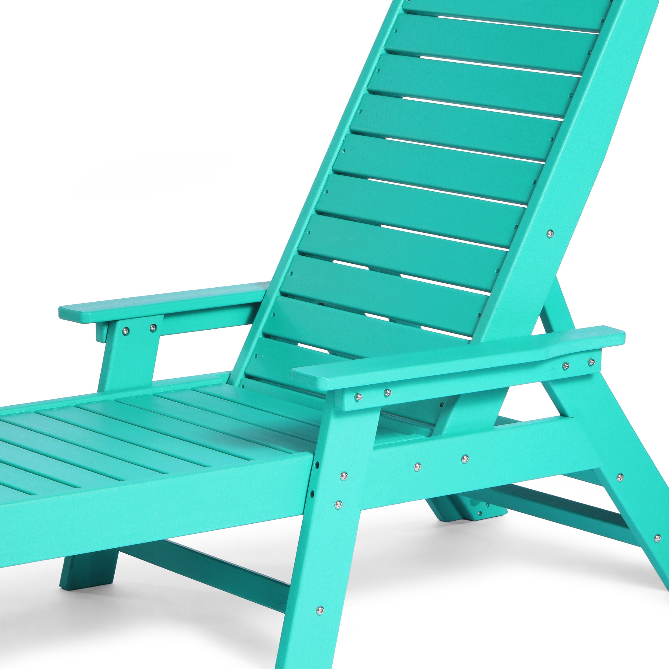 Santa Monica All-Weather Outdoor Reclining Sun Lounger with Arm Rests