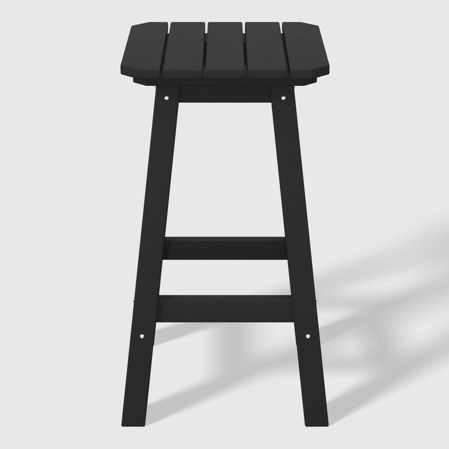Stockholm  All-Weather Outdoor Square Counter Stool (24" Seat Height)