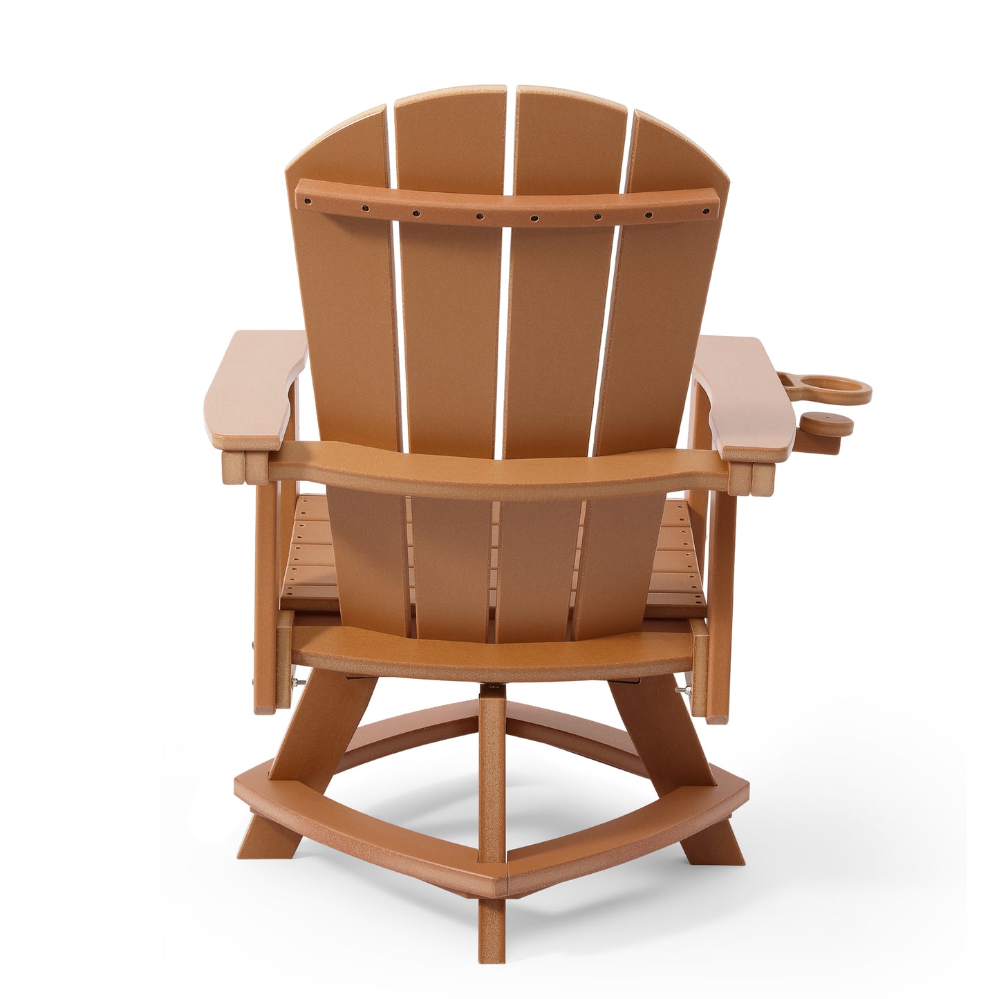 Adirondack Swivel Dining Chair with Cup Holder With Cup Holder
