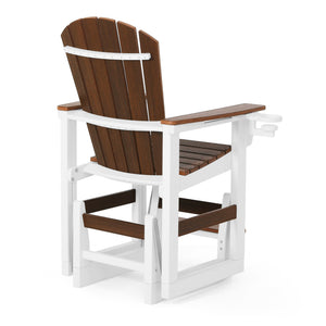 Adirondack Counter Glider With Cup Holder