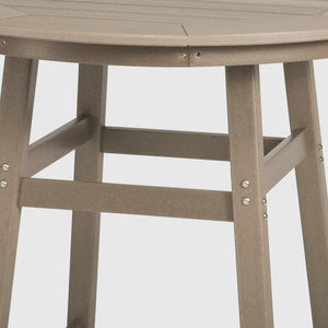 Stockholm All-Weather Outdoor 35" Round Bar Table (42" Height)