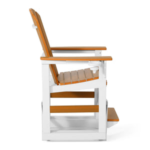 Adirondack Counter Glider With Cup Holder