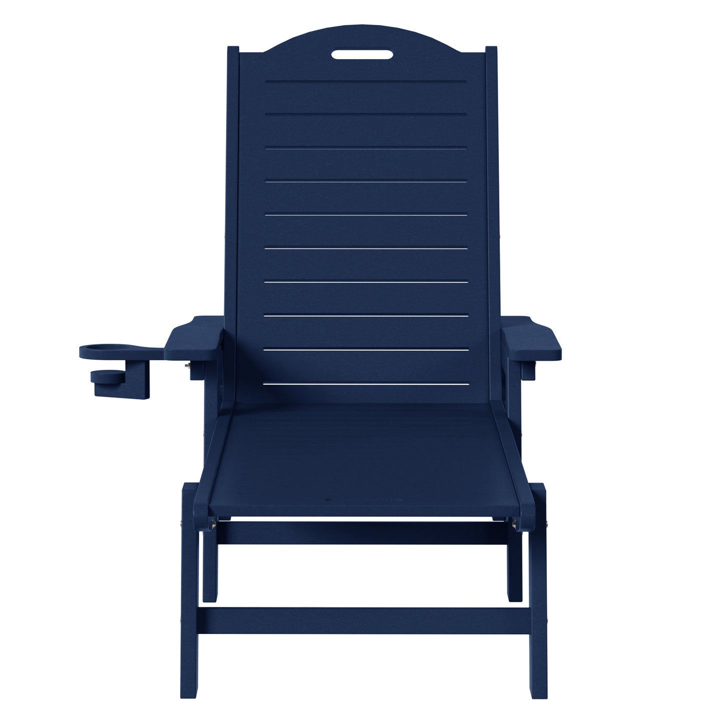 Santa Barbara Reclining Chaise Lounge with Cup Holder and Wheels