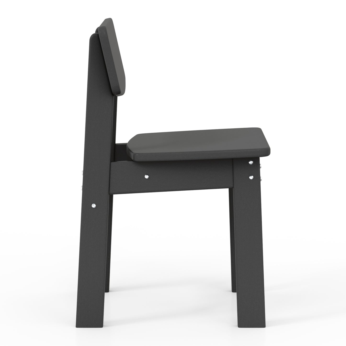 Tiny Terraces Essentials Kids' All-Weather Outdoor Dining Chair (Set of 2)