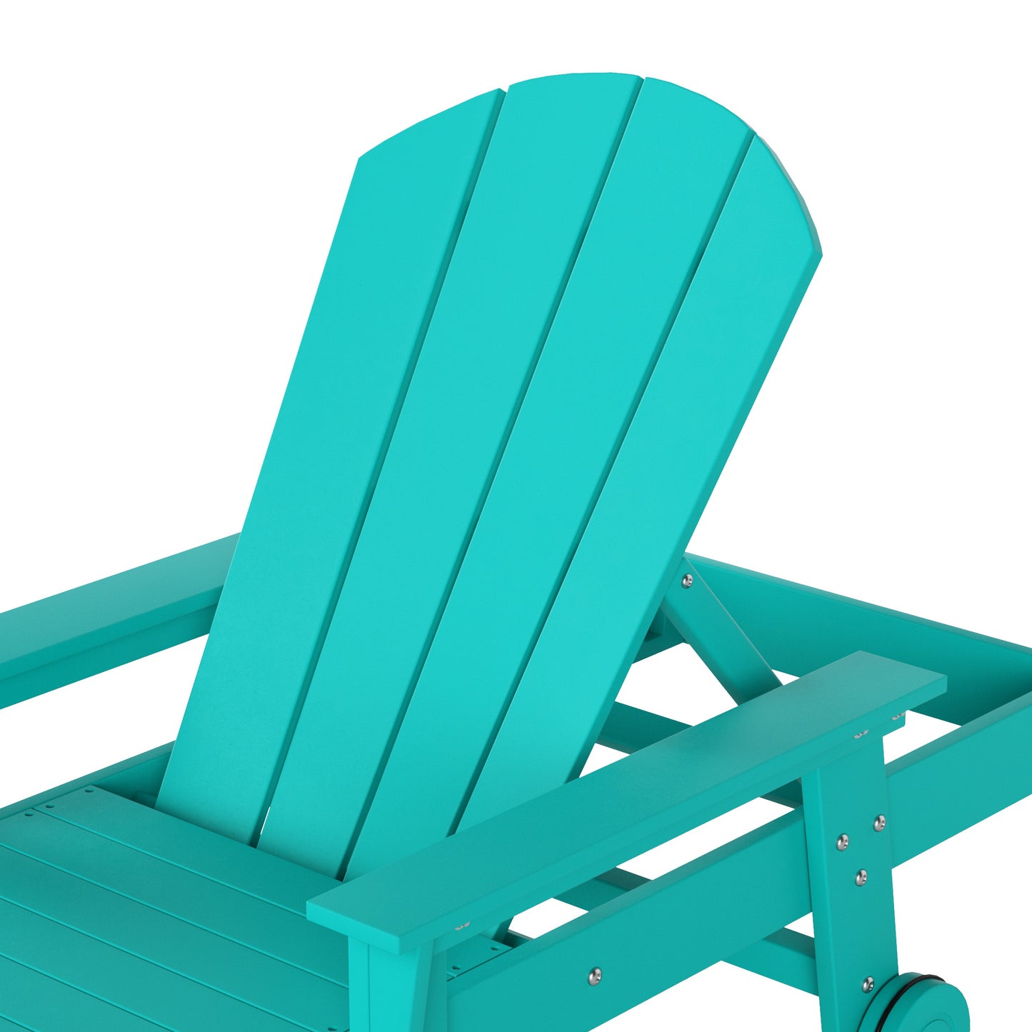 Chatham All-Weather Outdoor Adirondack Reclining Sun Lounger With Arms Rests & Wheels
