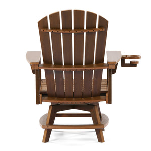 Heritage Ridge Adirondack Swivel Dining Chair With Cup Holder