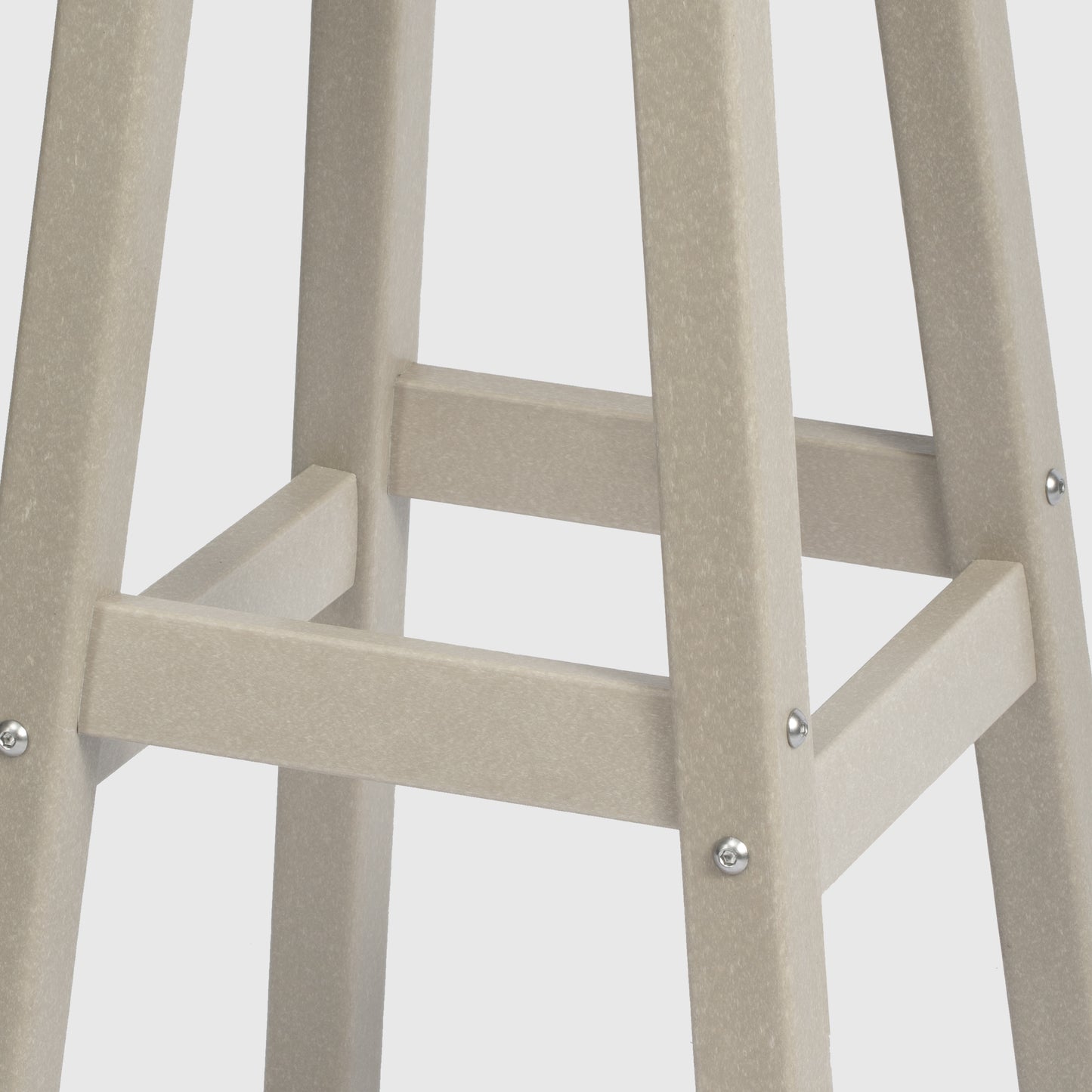 Stockholm All-Weather Outdoor Round Bar Stool (29" Height)