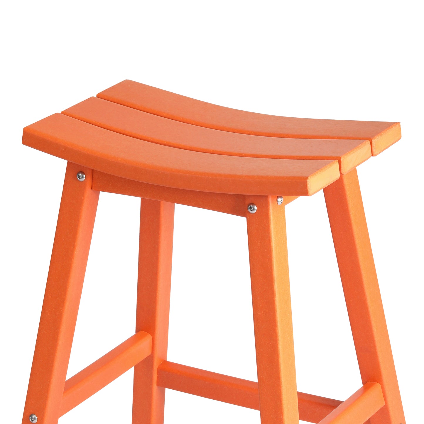 Stockholm All-Weather Outdoor Saddle Counter Stool (24" Height)