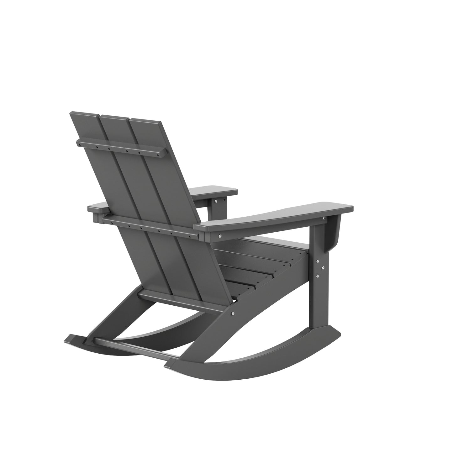 Malibu Modern All-Weather Outdoor Rocking Adirondack Chair