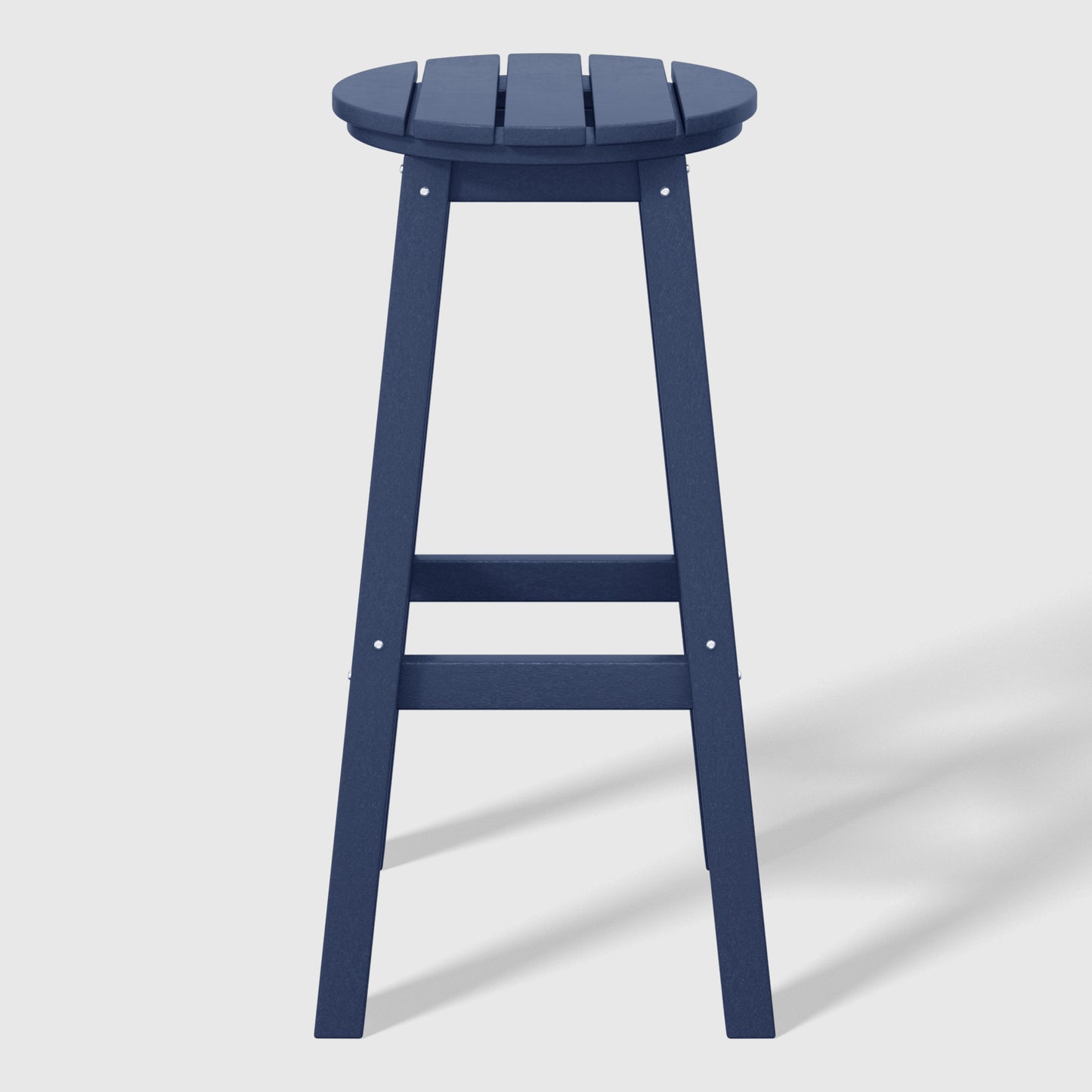 Stockholm All-Weather Outdoor Round Bar Stool (29" Height)