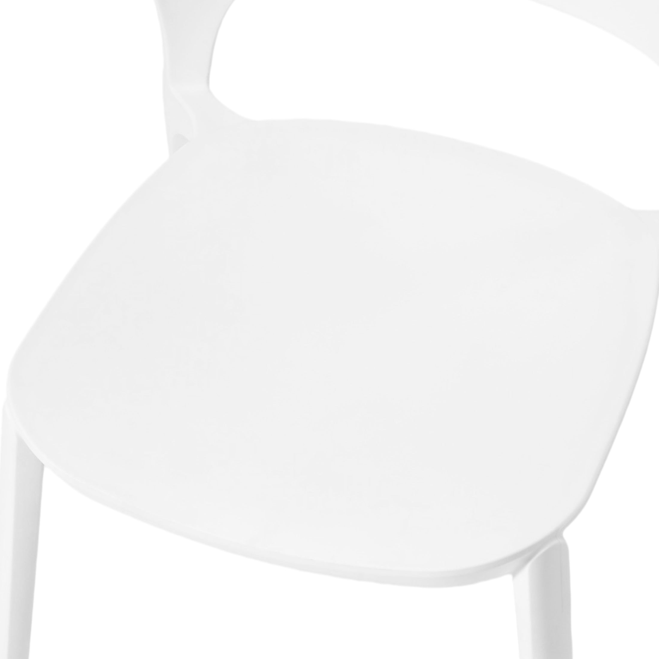 Patio Stacking Dining Side Chair (Set of 2)