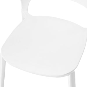 Patio Stacking Dining Side Chair (Set of 2)