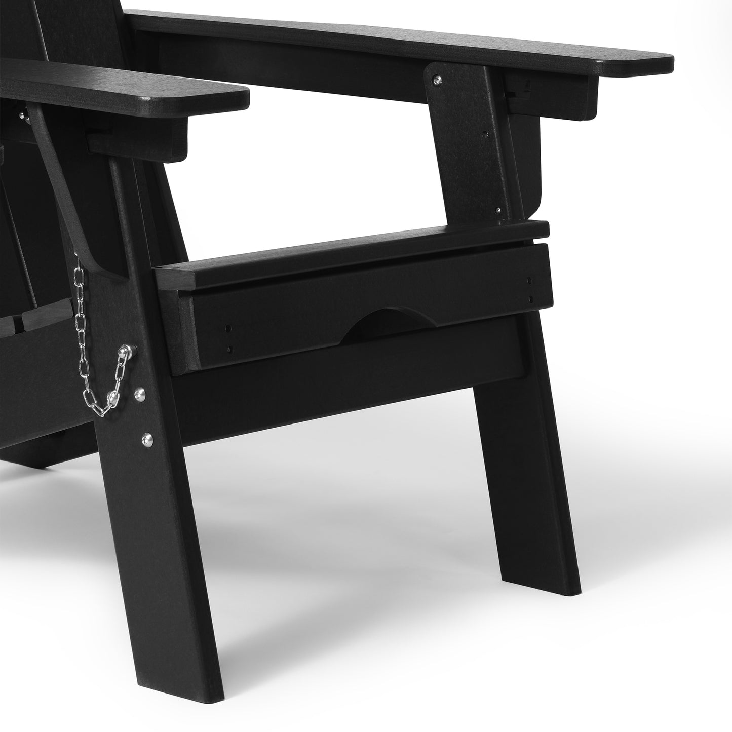 Chatham Folding Adjustable Adirondack Chair with Cup Holder and Hideaway Ottoman