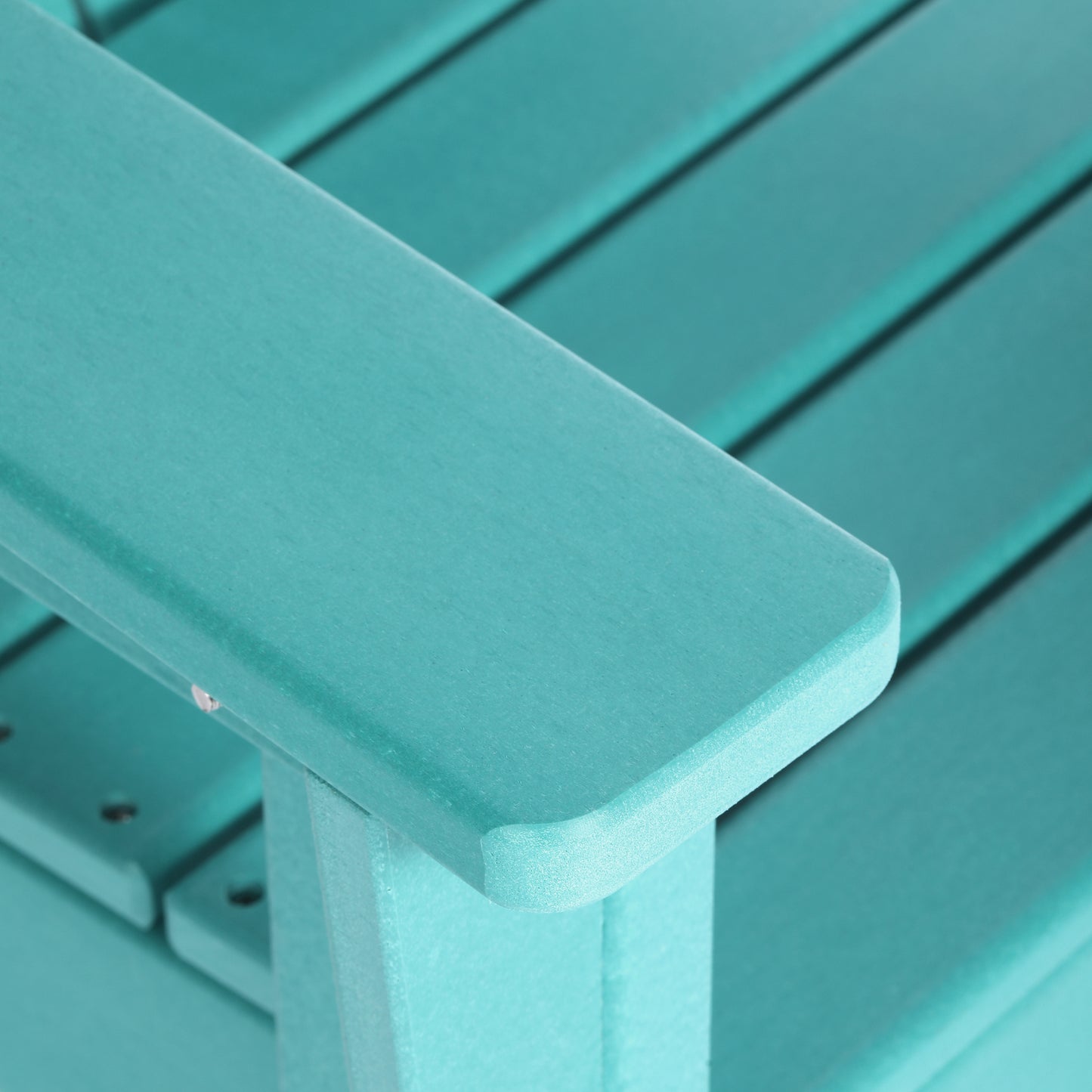 Tiny Terraces Kids' All-Weather Outdoor Poly Adirondack Chair